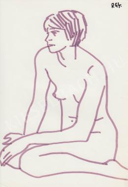  Rózsahegyi, György - Standing Nude (c. 1975)